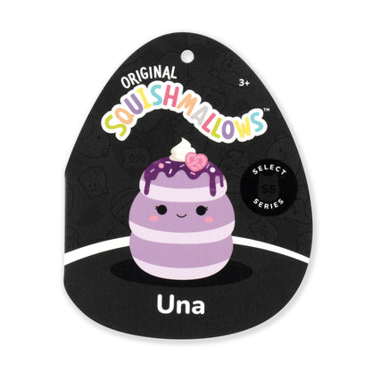 Squishmallows Signature | 12" Una the Ube Pancakes with Pink Pretzel | Jazwares