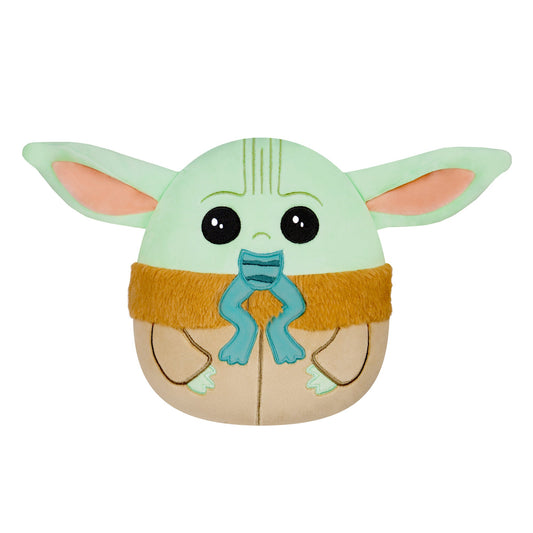 Squishmallows Signature | 8" Select Series Star Wars Grogu Eating Frog | Jazwares