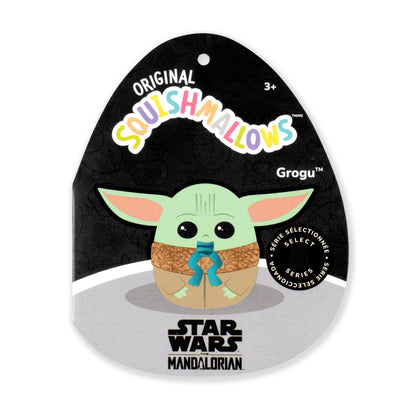 Squishmallows Signature | 8" Select Series Star Wars Grogu Eating Frog | Jazwares