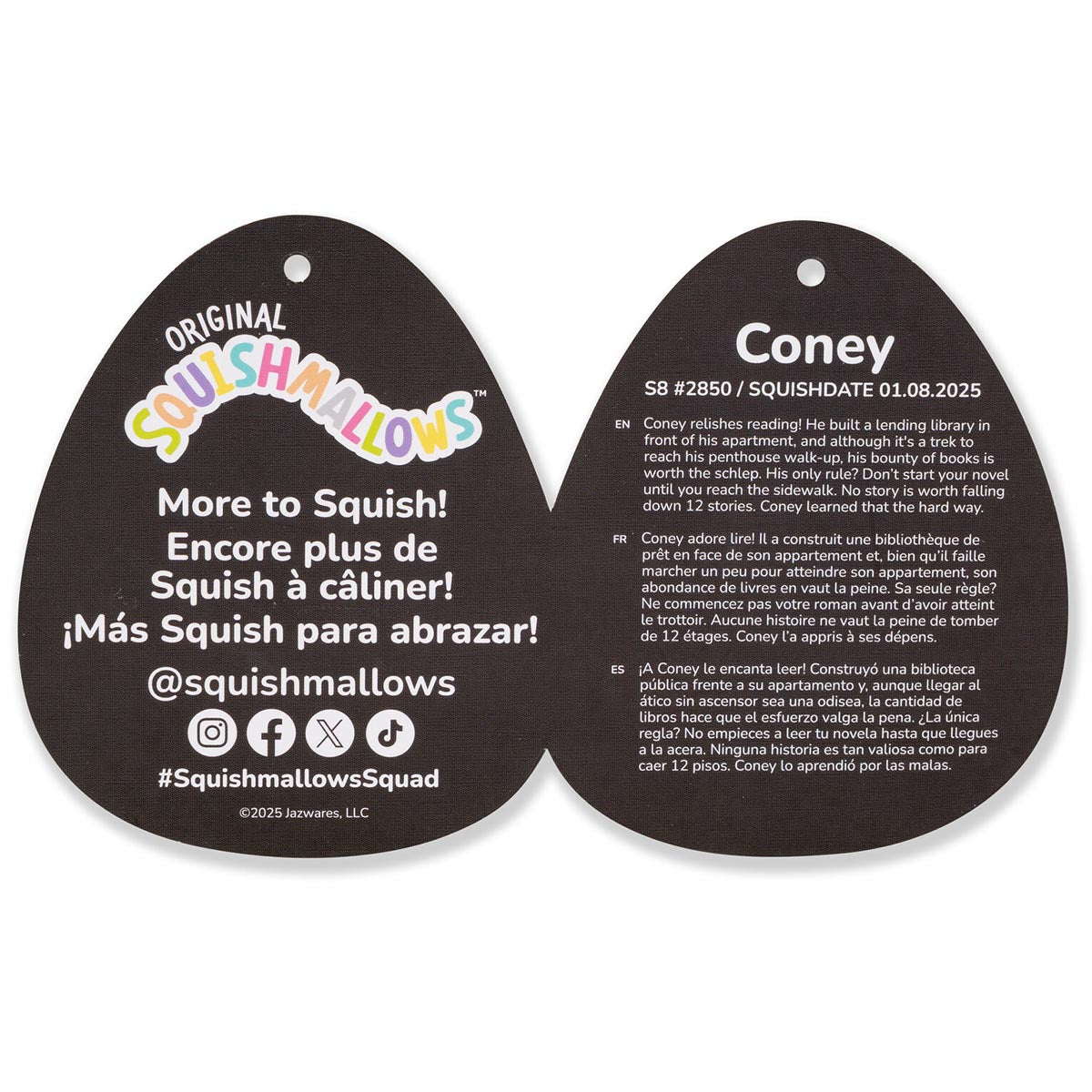 Squishmallows Smart Buy | 12" Select Series Coney the Footlong Hot Dog | Jazwares
