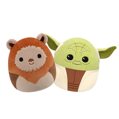 Squishmallows Signature | 12" Star Wars Yoda and Ewok 2-Pack | Jazwares