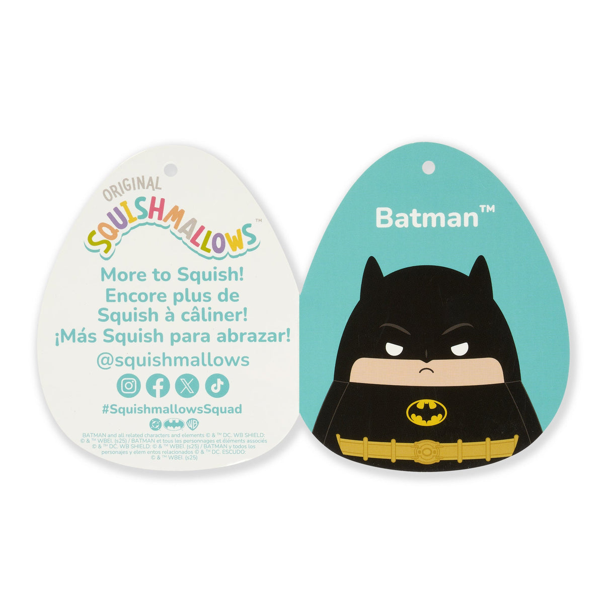 Squishmallows Signature | DC Comics 12" Batman Plush | Jazwares