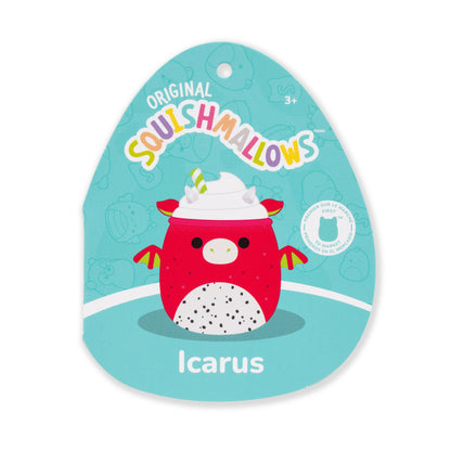 Squishmallows Discount | 14" Icarus the Dragon Fruit Drink | Jazwares
