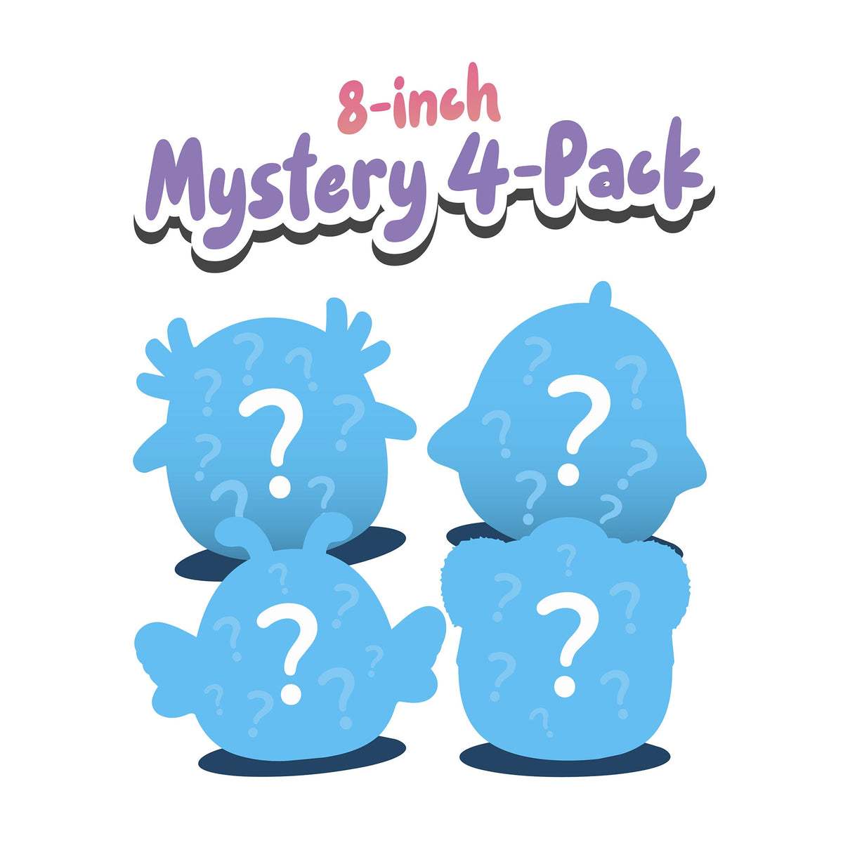Squishmallows Great Value | 4 Pack Mystery Box | Jazwares