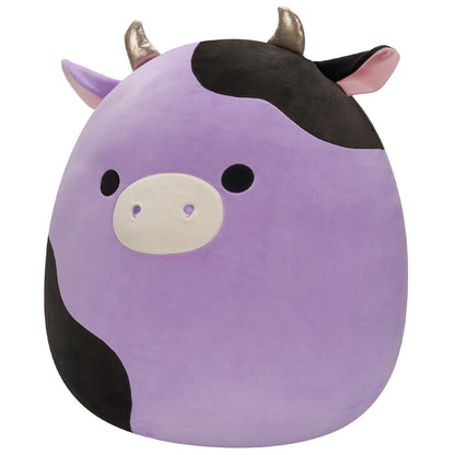 Squishmallows Best Seller | 24" Alexie the Purple and Black Cow | Jazwares