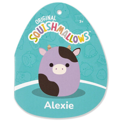 Squishmallows Best Seller | 24" Alexie the Purple and Black Cow | Jazwares