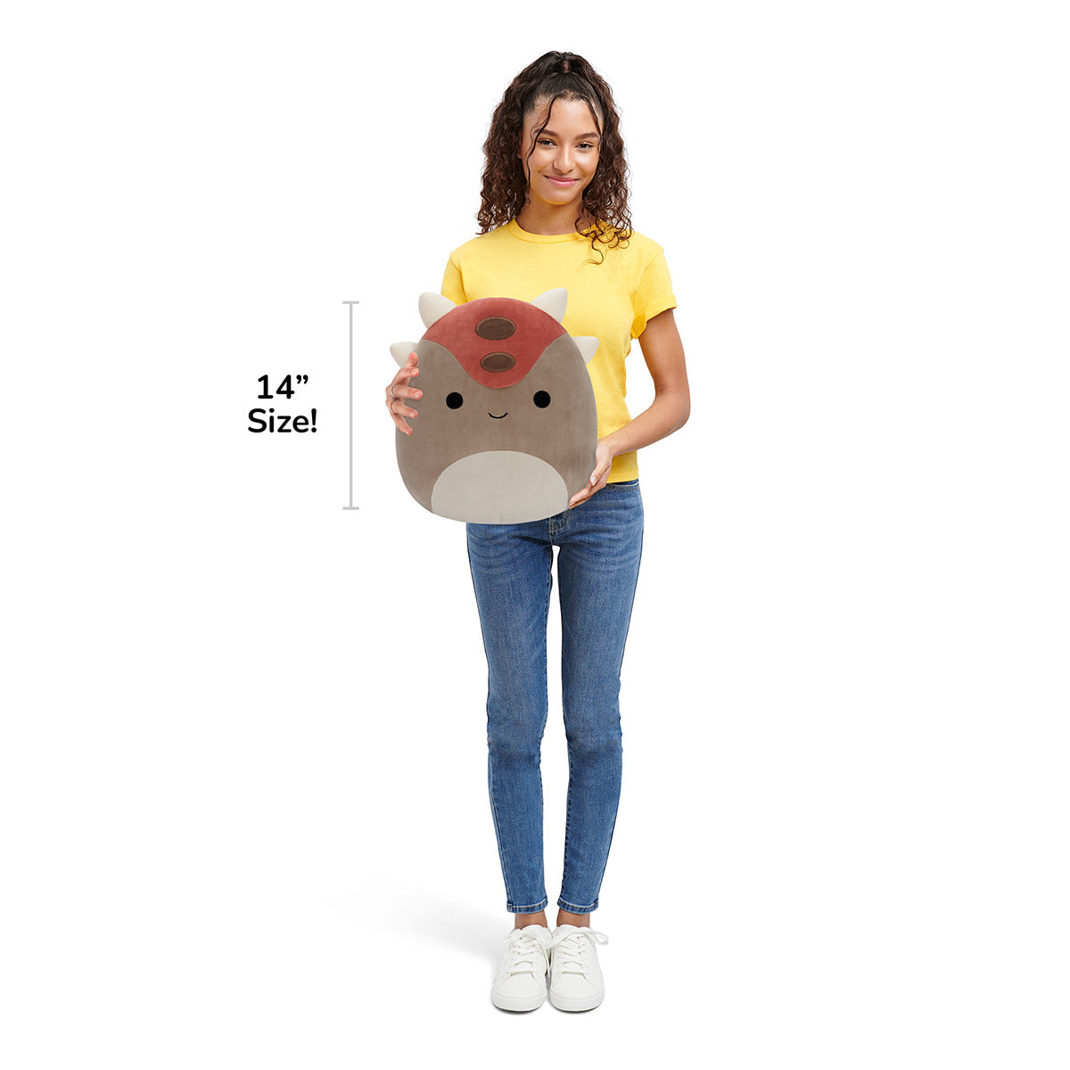 Squishmallows Premium | Ainhoca the Ankylosaurus | Jazwares
