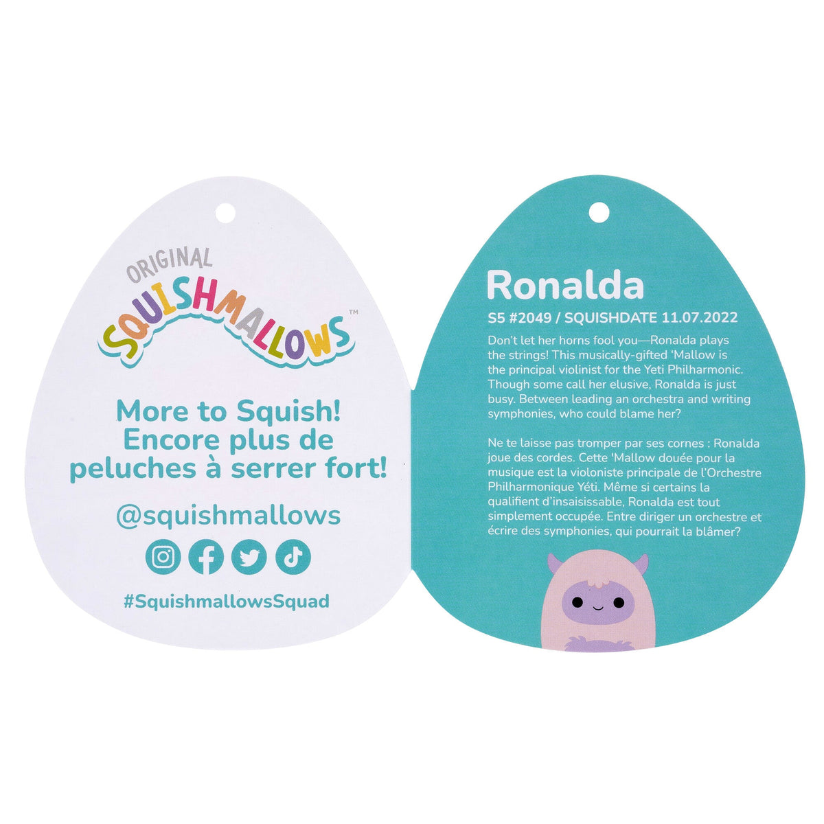 Squishmallows Top Pick | 20" Ronalda | Jazwares