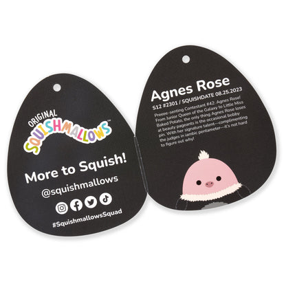 Squishmallows Quality | 12" Agnes Rose the Ostrich | Jazwares