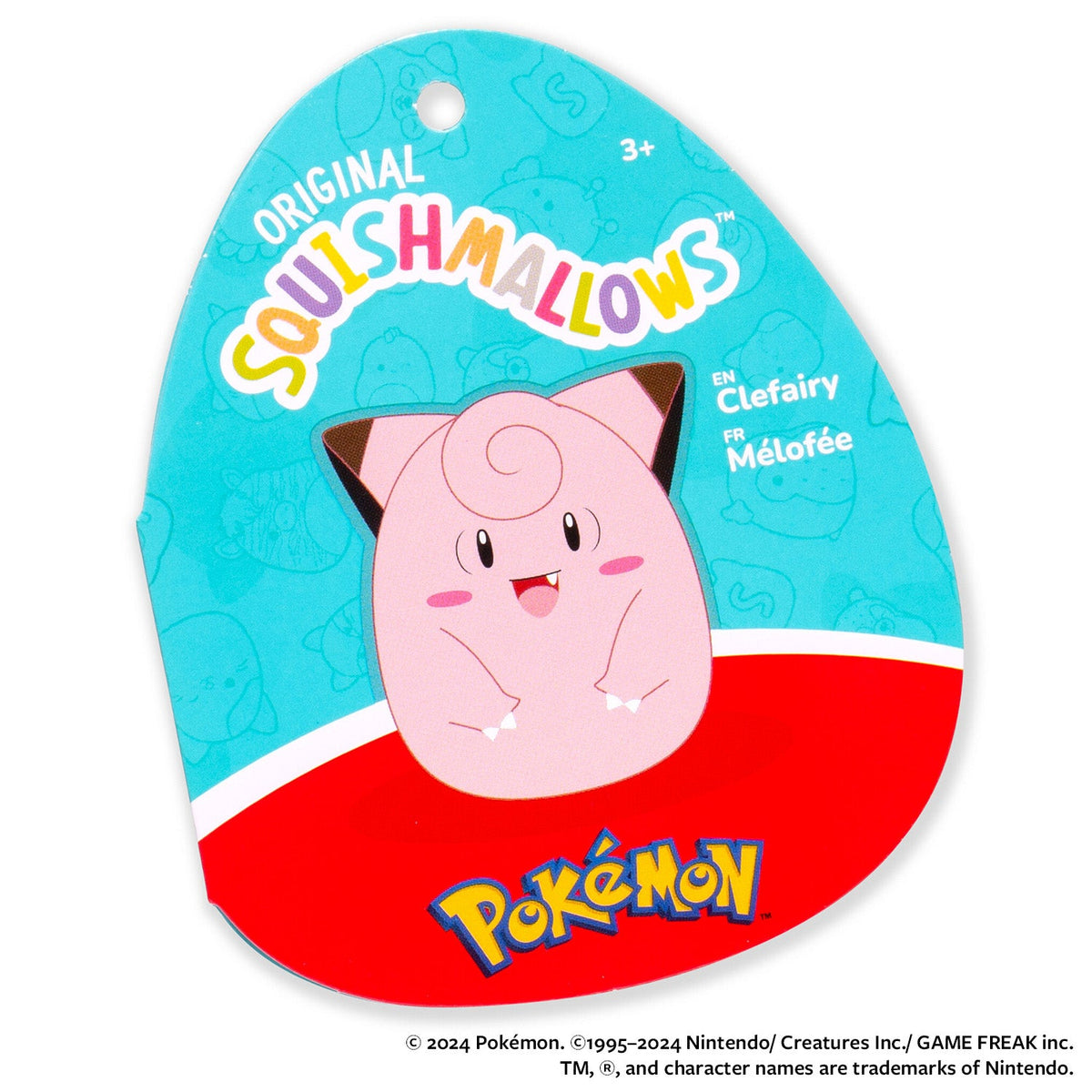 Squishmallows New | Pokemon 20-Inch Clefairy | Jazwares