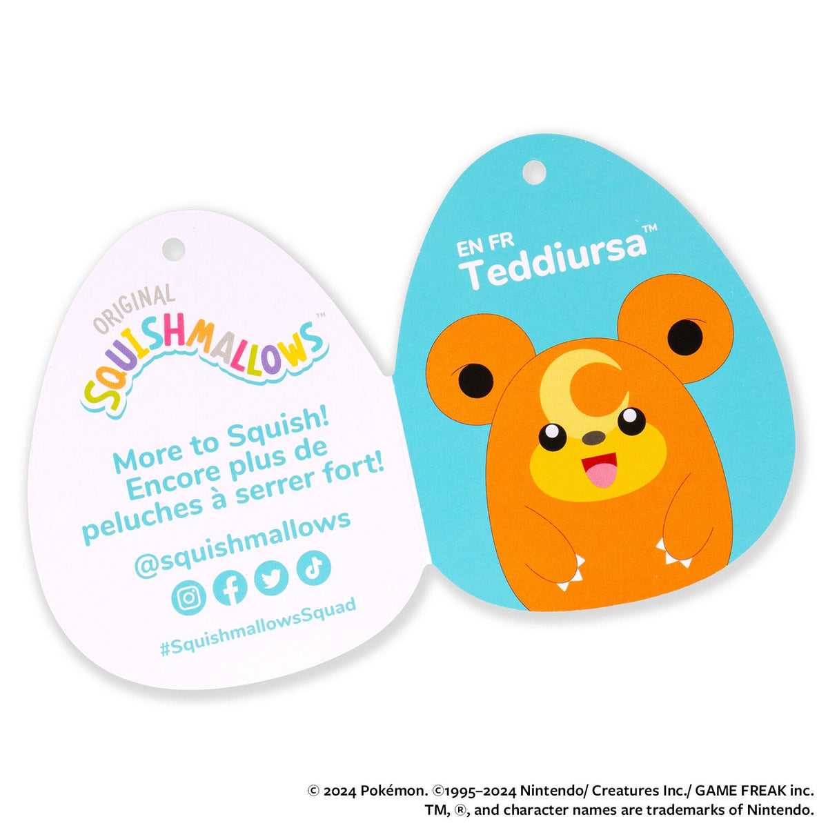 Squishmallows Top Pick | Pokémon 20-Inch Teddiursa | Jazwares