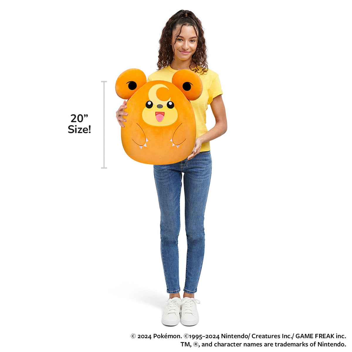 Squishmallows Top Pick | Pokémon 20-Inch Teddiursa | Jazwares