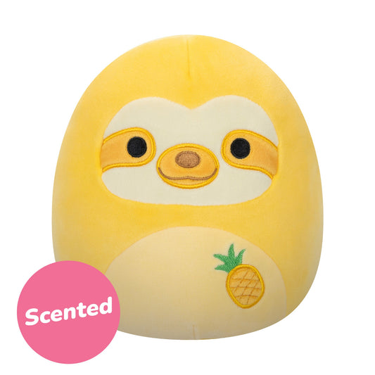 Squishmallows Customer Favorite | 8" Bermuda Pineapple Scented Sloth | Jazwares