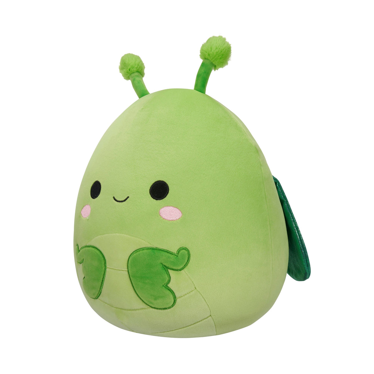 Squishmallows Hot Sale | 12" Trenton the Green Praying Mantis With Sparkle Wings | Jazwares