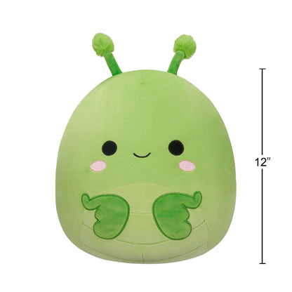 Squishmallows Hot Sale | 12" Trenton the Green Praying Mantis With Sparkle Wings | Jazwares