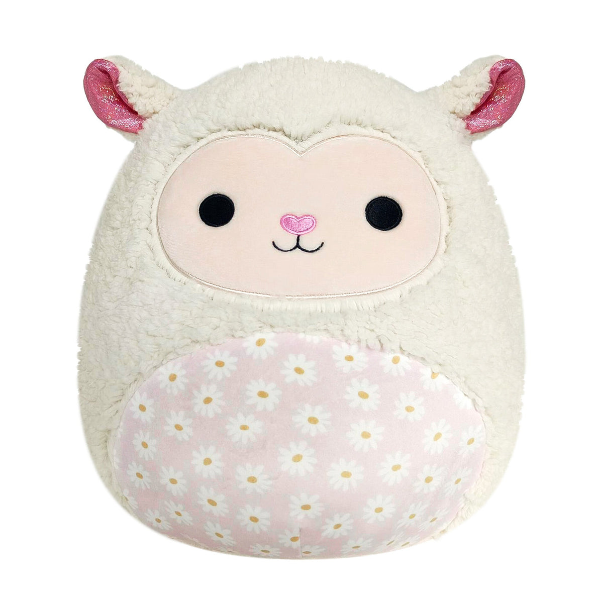 Squishmallows Trending | 14" Sophie the Cream Lamb with Daisy Flower Belly | Jazwares