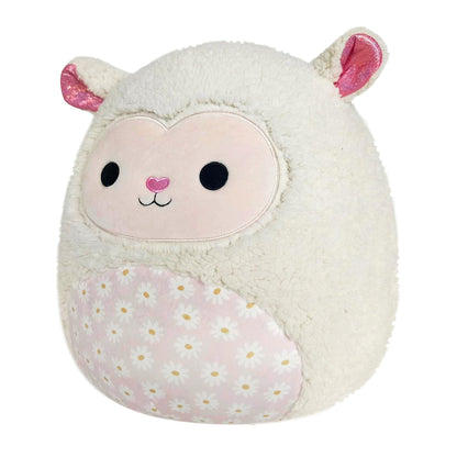 Squishmallows Trending | 14" Sophie the Cream Lamb with Daisy Flower Belly | Jazwares