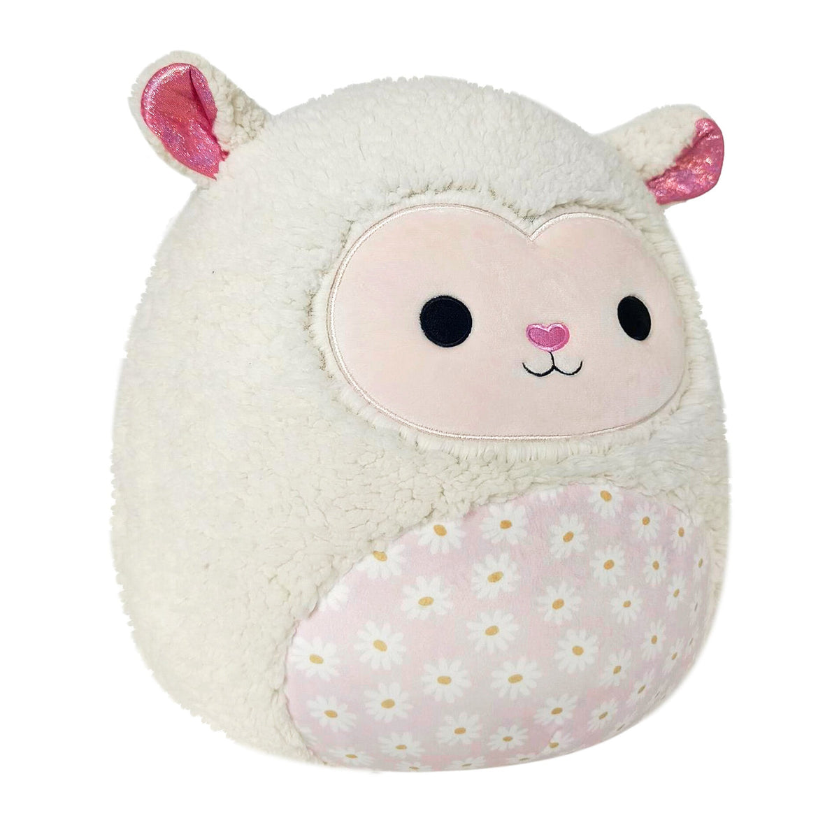 Squishmallows Trending | 14" Sophie the Cream Lamb with Daisy Flower Belly | Jazwares