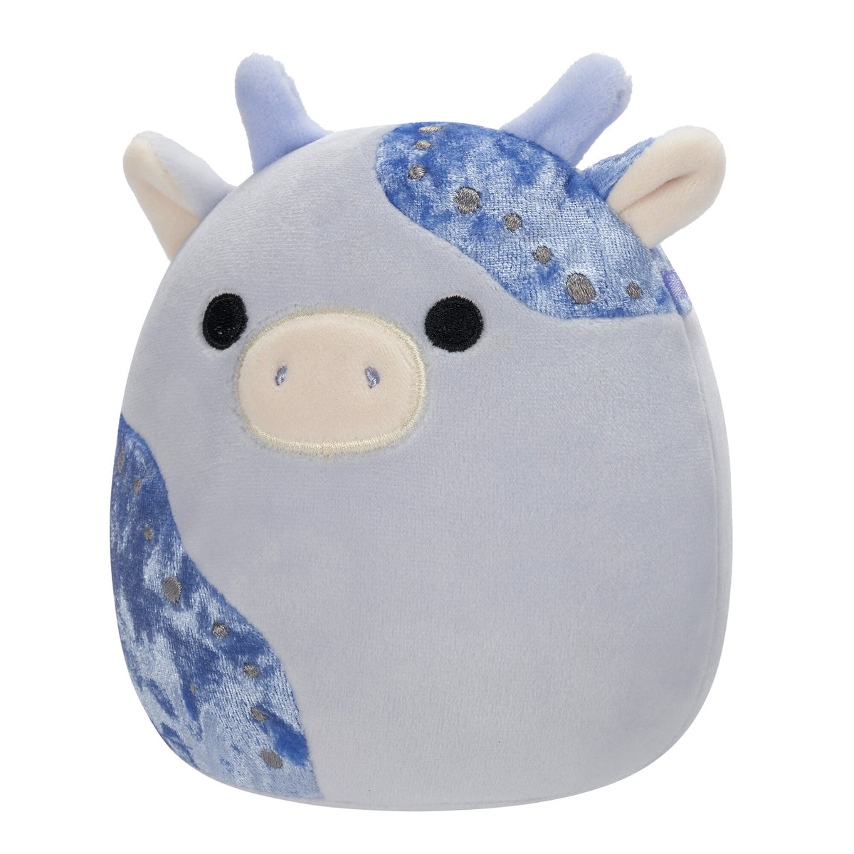 Squishmallows Customer Favorite | 5" Marzio Light Blue Velvet Cow | Jazwares