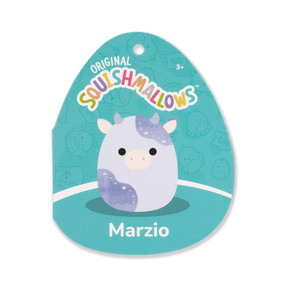 Squishmallows Customer Favorite | 5" Marzio Light Blue Velvet Cow | Jazwares