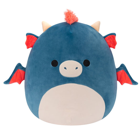 Squishmallows Customer Favorite | 14" Carin the Blue Dragon | Jazwares
