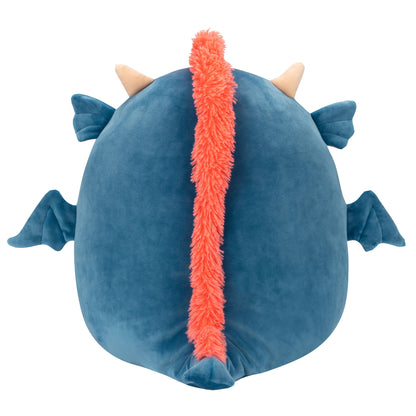 Squishmallows Customer Favorite | 14" Carin the Blue Dragon | Jazwares