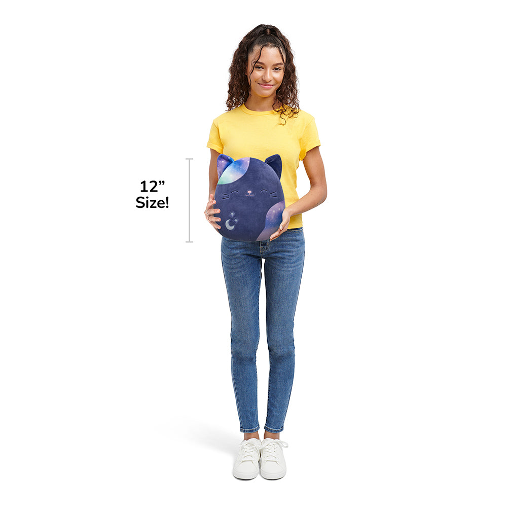 Squishmallows Great Value | 12" Metta the Navy Blue Cat With Celestial Spots | Jazwares