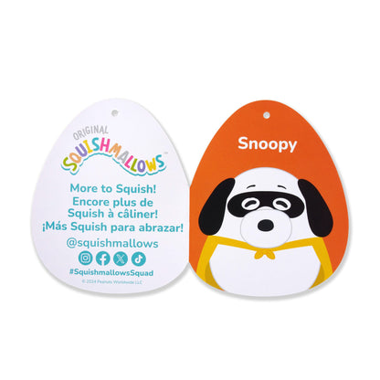Squishmallows Trending | Peanuts 8-Inch Superhero Snoopy Plush | Jazwares
