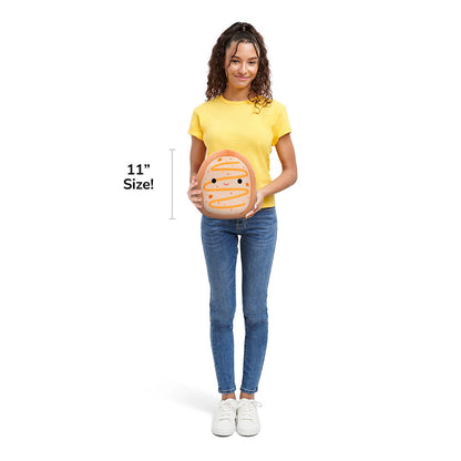 Squishmallows Premium | 11" Tadd the Frosted Pumpkin Donut | Jazwares