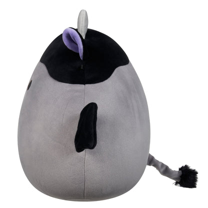 Squishmallows Sale | 12" Bridgette the Grey and Black Cow Bat | Jazwares