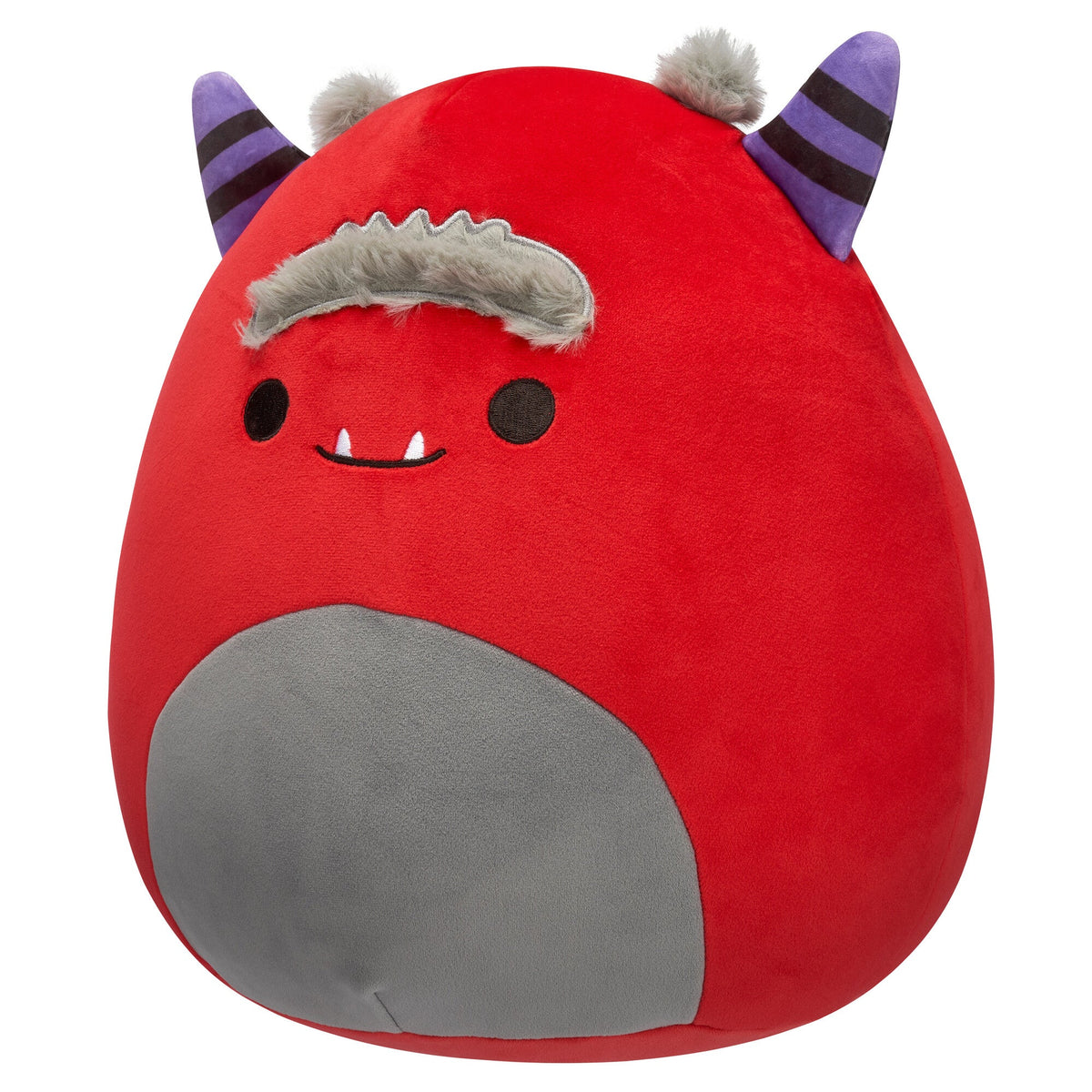 Squishmallows Trusted | 12" Jeb the Burgundy Monster | Jazwares