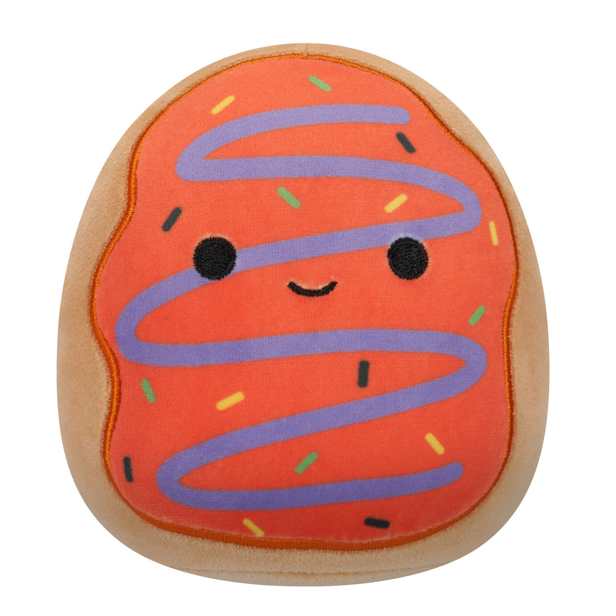 Squishmallows Everyday | 5" Jay the Orange Frosted Donut | Jazwares