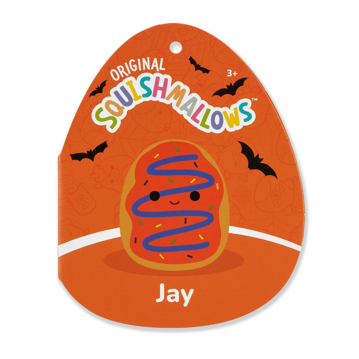 Squishmallows Everyday | 5" Jay the Orange Frosted Donut | Jazwares