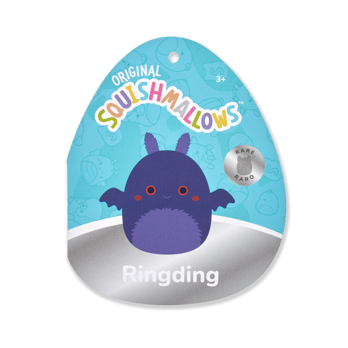 Squishmallows Exclusive | 16" Ringding the Dark Purple Mothman | Jazwares