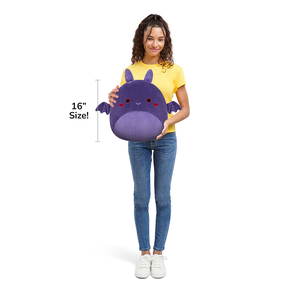 Squishmallows Exclusive | 16" Ringding the Dark Purple Mothman | Jazwares