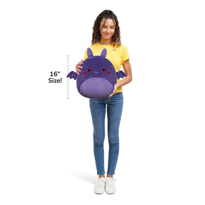 Squishmallows Exclusive | 16" Ringding the Dark Purple Mothman | Jazwares