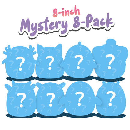 Squishmallows Everyday | 8-Inch Mystery Plush 8 Pack | Jazwares