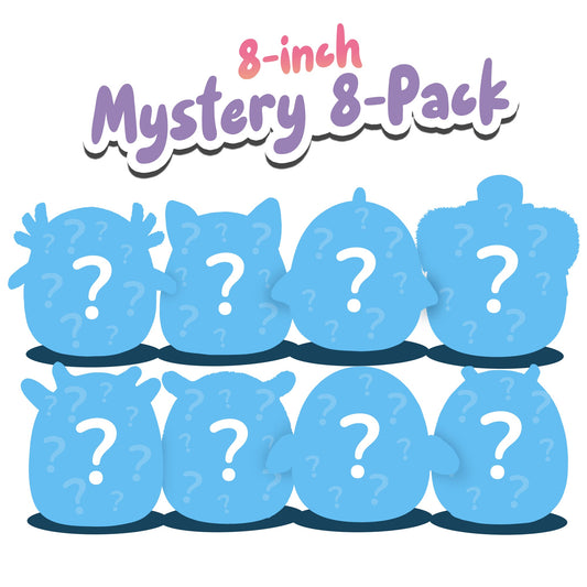 Squishmallows Everyday | 8-Inch Mystery Plush 8 Pack | Jazwares