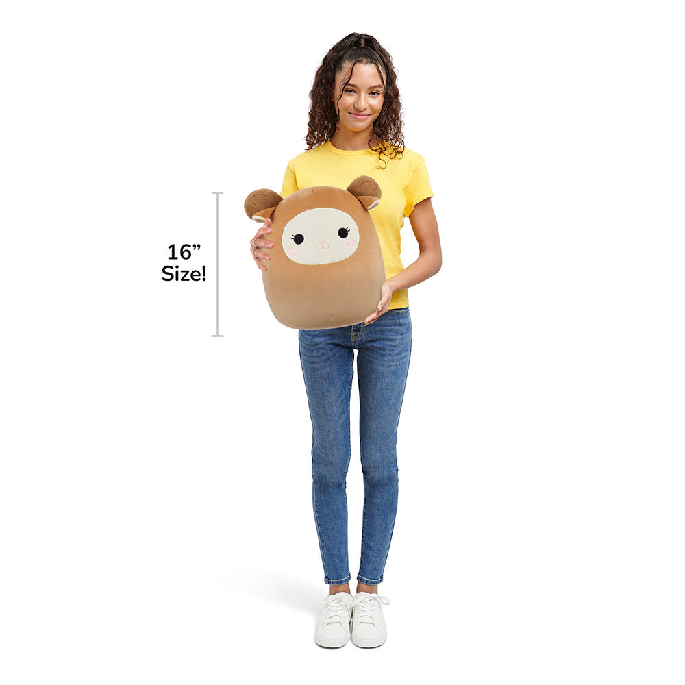 Squishmallows Trending | 16" Reggie the Brown Ram | Jazwares