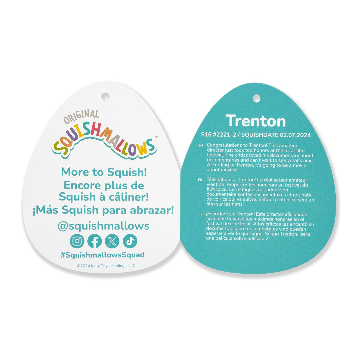 Squishmallows Hot Sale | 16" Trenton the Praying Mantis with Beanie | Jazwares