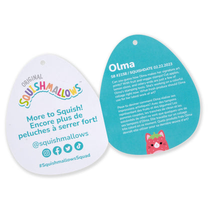 Squishmallows Everyday | Olma the Strawberry Cat | Jazwares