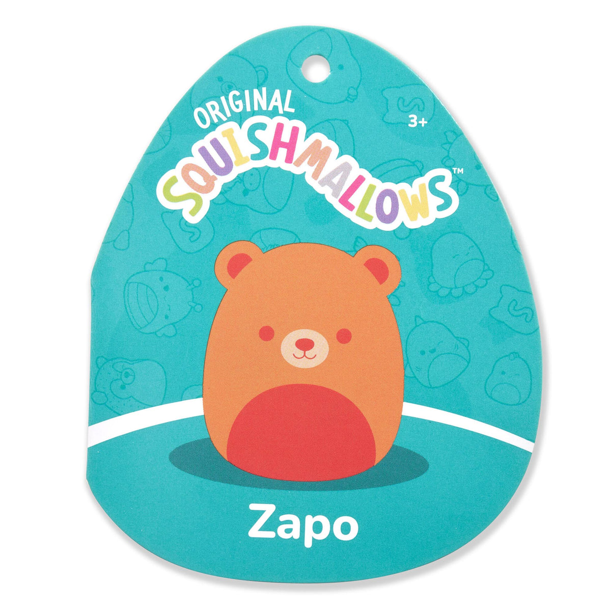 Squishmallows Deals | 12" Zapo the Neon Orange Bear | Jazwares