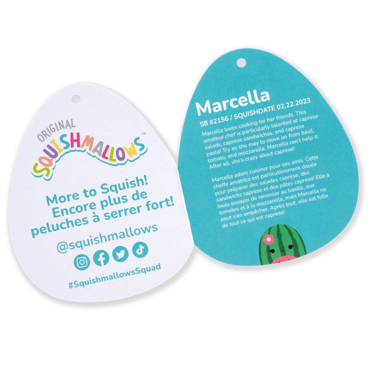 Squishmallows Smart Buy | 8" Marcella the Watermelon Octopus | Jazwares