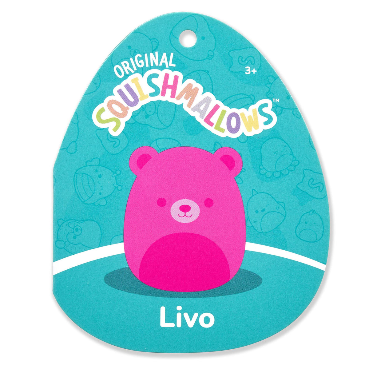 Squishmallows Exclusive | 12" Livo the Neon Pink Bear | Jazwares