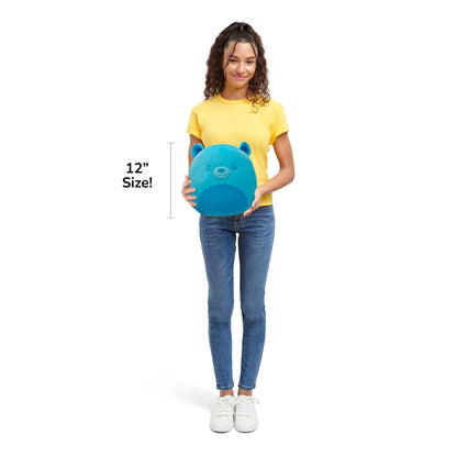 Squishmallows Everyday | 12" Blubo the Neon Blue Bear | Jazwares