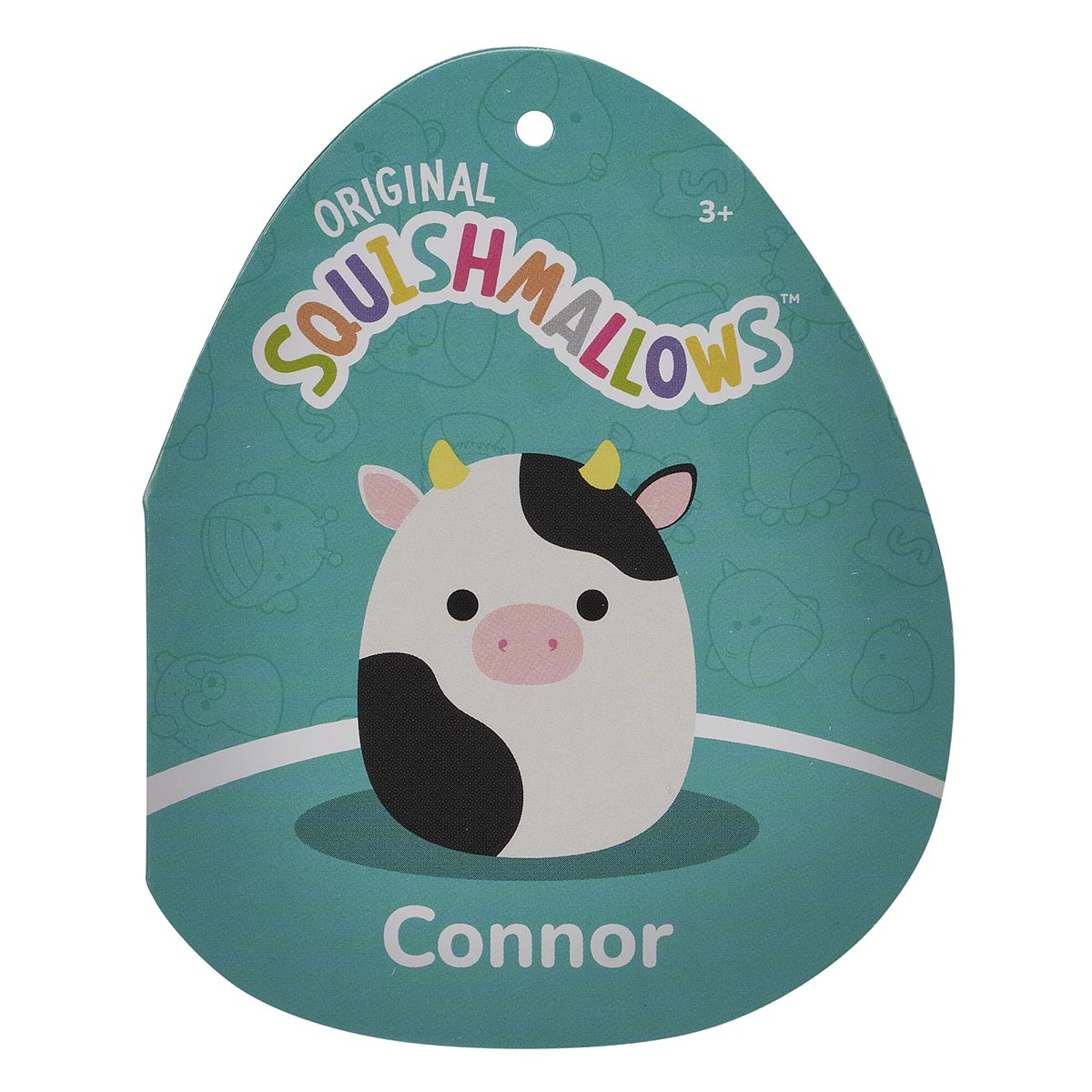 Squishmallows Great Value | 5" Connor the Black and White Cow | Jazwares