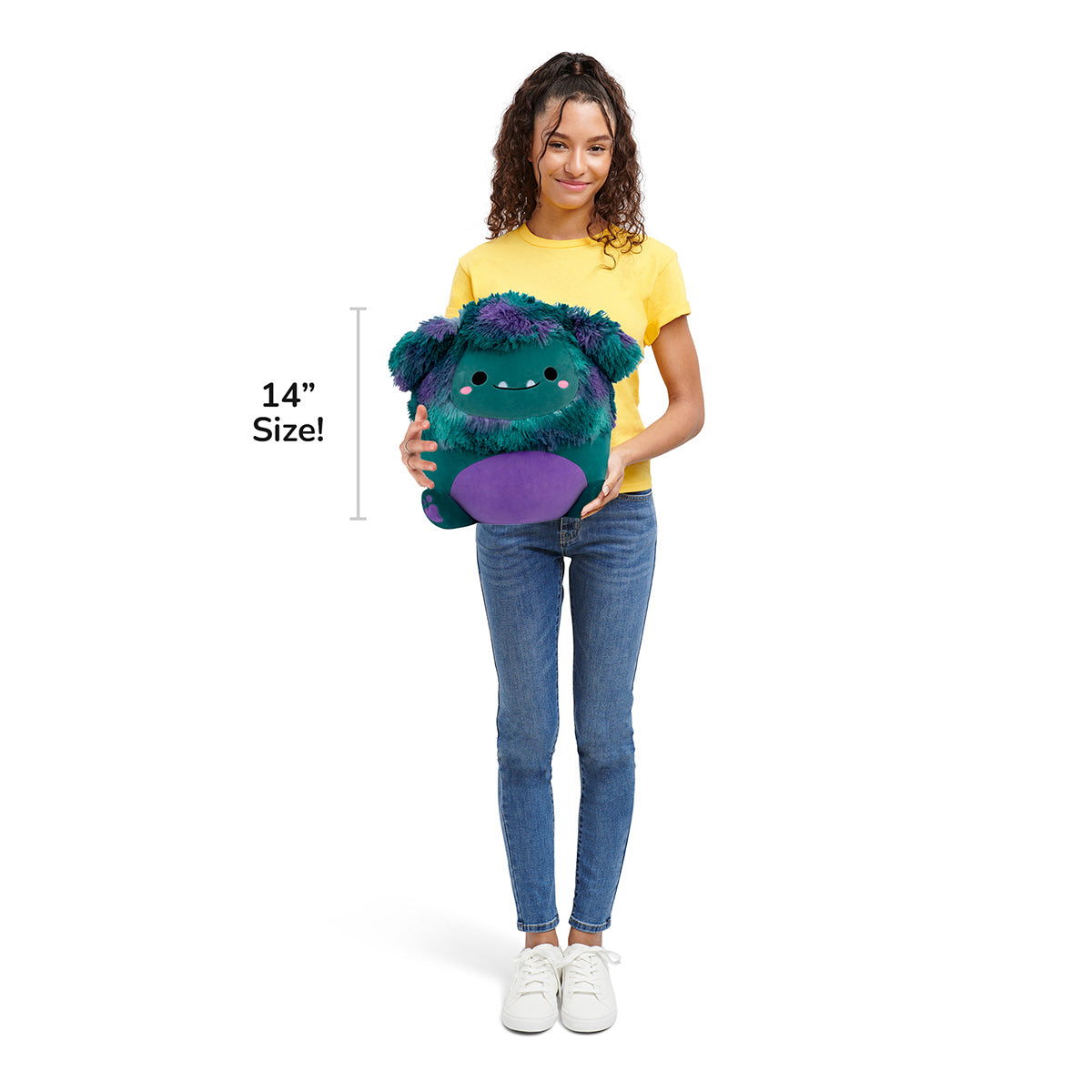 Squishmallows Latest | JT the Dark Teal Bigfoot | Jazwares