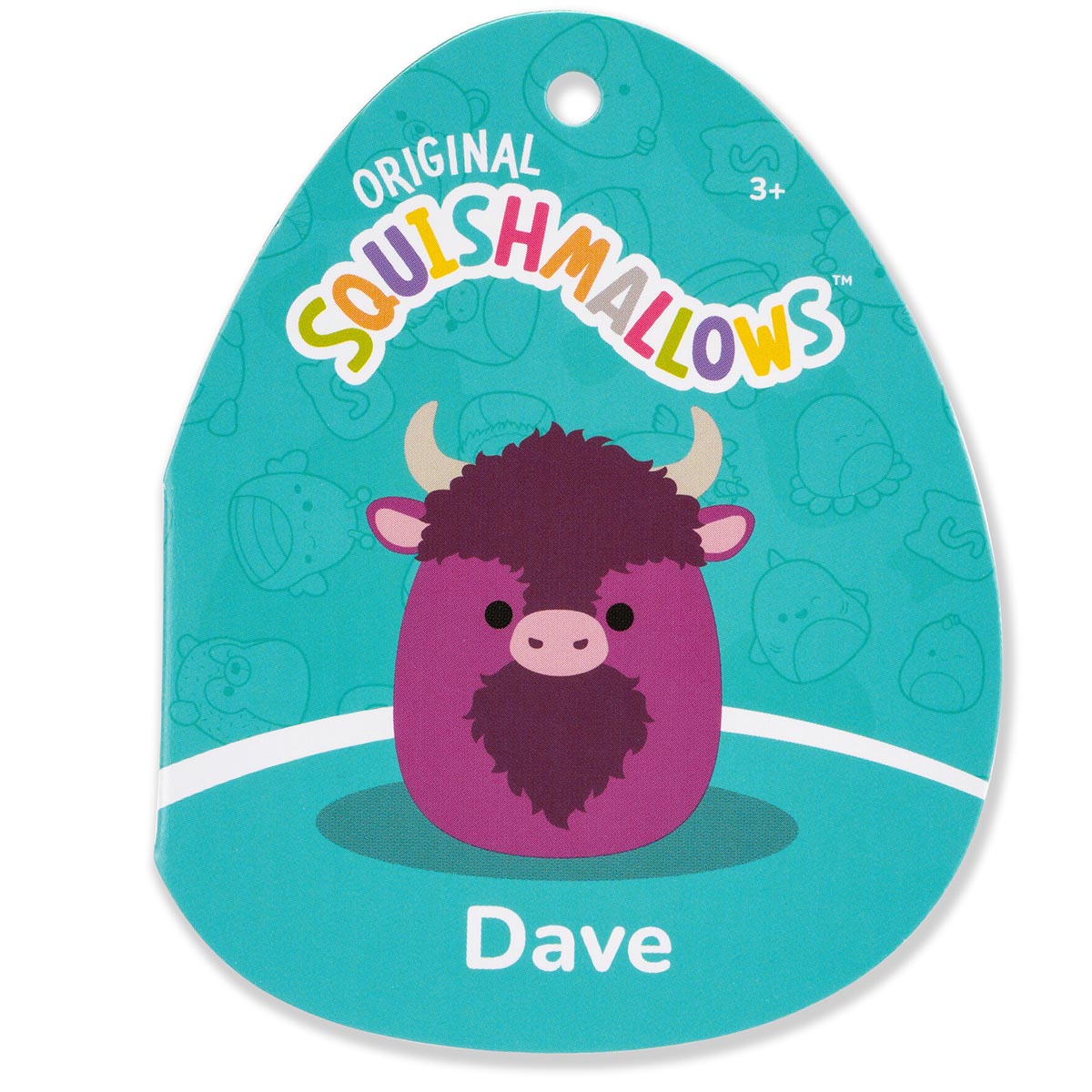 Squishmallows Popular | Dave the Plum Bison | Jazwares