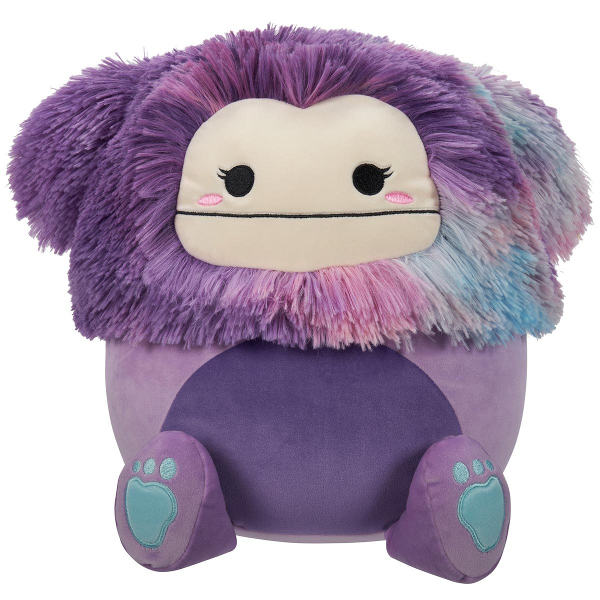 Squishmallows Essential | 10" Eden the Purple Bigfoot | Jazwares