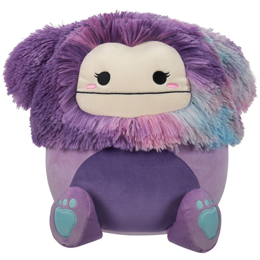 Squishmallows Essential | 10" Eden the Purple Bigfoot | Jazwares